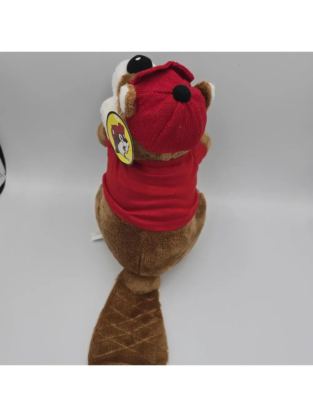 Buc-ee’s Beaver Plush Stuffed Animal Mascot Toy Red Shirt HatRed Shirt and Hat